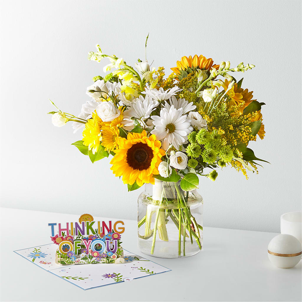 Hello Sunshine Bouquet & Lovepop® Pop-Up Card