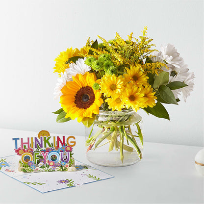 Hello Sunshine Bouquet & Lovepop® Pop-Up Card